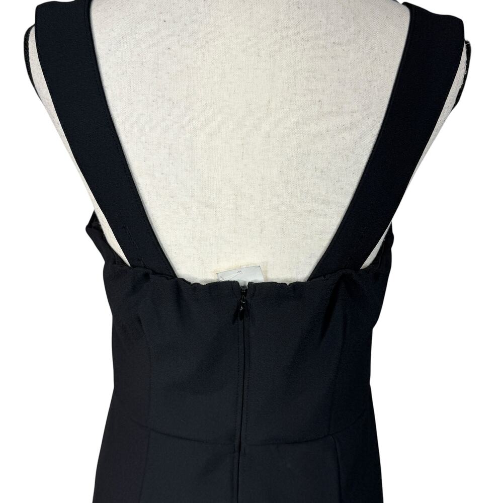 Abercrombie & Fitch Large Midi Dress Square Neck Stretch Empire Waist Sleeveless - Picture 6 of 14